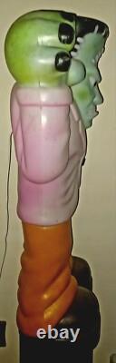 Vintage General Foam FRANKENSTEIN Monster Halloween 36 Blow Mold Decor