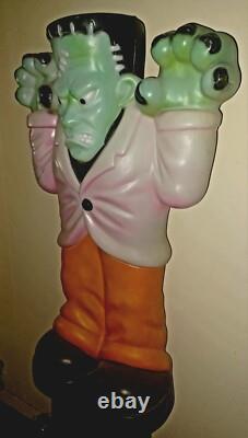 Vintage General Foam FRANKENSTEIN Monster Halloween 36 Blow Mold Decor