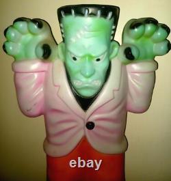Vintage General Foam FRANKENSTEIN Monster Halloween 36 Blow Mold Decor