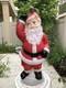 Vintage General Foam Plastics Santa Claus Waving Blow Mold Lighted 40- Works