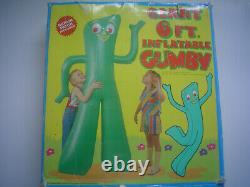 Vintage Giant 6FT Inflatable Gumby No. 7368 1986 Imperial Toy Co Rare VG