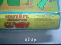 Vintage Giant 6FT Inflatable Gumby No. 7368 1986 Imperial Toy Co Rare VG