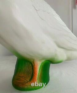 Vintage Gladys Goose Blow Mold Electric Lamp with Metal Base