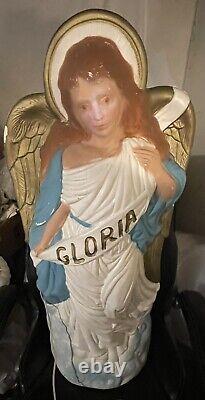 Vintage Gloria TPI Angel Blow Mold RARE GVC Hard To Find LOOK! Christmas