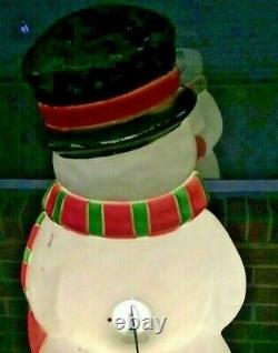 Vintage Grand Venture Christmas Snowman Blow Mold Lawn Decoration LIGHTS UP! 38