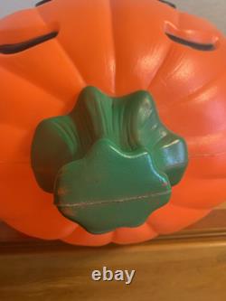 Vintage Grand Venture Plastics Jack O' Lantern Pumpkin Large Blow Mold 24 B