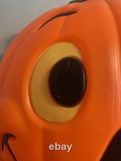 Vintage Grand Venture Plastics Jack O' Lantern Pumpkin Large Blow Mold 24 B