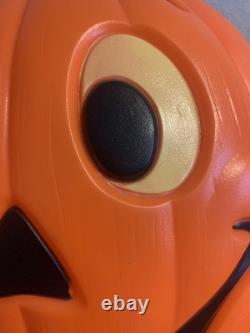 Vintage Grand Venture Plastics Jack O' Lantern Pumpkin Large Blow Mold 24 B