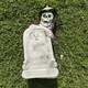 Vintage Grave Tombstone Skeleton Halloween Blow Mold 27