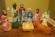 Vintage Htf 8 Piece Empire Blow Mold Light Up Nativity Christmas Scene Small
