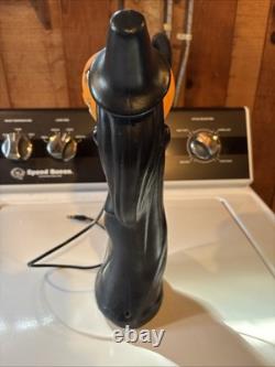 Vintage Halloween Black Witch/Green Face Pumpkin Tico Blow Mold 13 Tall Vintage Halloween Black Witch/Green Face Pumpkin Tico Blow Mold 13 Tall