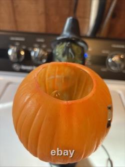 Vintage Halloween Black Witch/Green Face Pumpkin Tico Blow Mold 13 Tall Vintage Halloween Black Witch/Green Face Pumpkin Tico Blow Mold 13 Tall