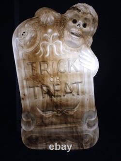 Vintage Halloween Blow Mold General Foam 28-inch Trick Or Treat Tombstone Ghoul Vintage Halloween Blow Mold General Foam 28-inch Trick Or Treat Tombstone Ghoul