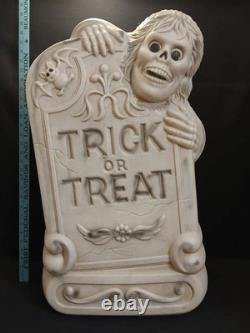 Vintage Halloween Blow Mold General Foam 28-inch Trick Or Treat Tombstone Ghoul Vintage Halloween Blow Mold General Foam 28-inch Trick Or Treat Tombstone Ghoul