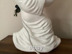 Vintage Halloween Blow Mold Ghost Holding Small Pumpkin 13