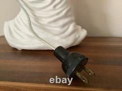 Vintage Halloween Blow Mold Ghost Holding Small Pumpkin 13