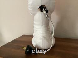 Vintage Halloween Blow Mold Ghost Holding Small Pumpkin 13
