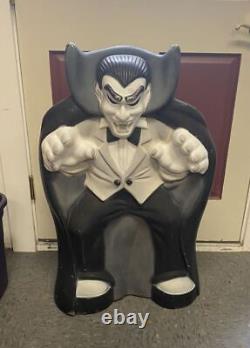 Vintage Halloween Blow Mold of Count Dracula