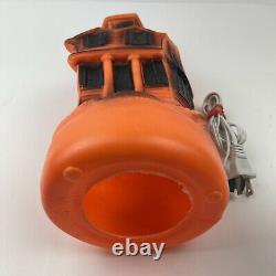 Vintage Halloween Empire Blow Mold Spooky Haunted House 13' 1969