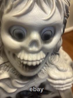 Vintage Halloween Headstone Blow Mold Trick Or Treat Haunted Tombstone 28