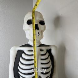 Vintage Halloween RIP Tombstone Skeleton Headstone Blow Mold Empire Works Flaws Vintage Halloween RIP Tombstone Skeleton Headstone Blow Mold Empire Works Flaws