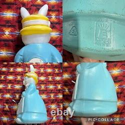 Vintage Large Empire Mr. 33 & Mrs. 31 Easter Bunny Rabbit Light-Up Blow Mold