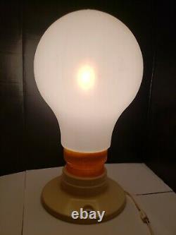 Vintage LeBulb 60 Watt Giant Lightbulb Blow Mold Lamp Light