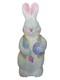 Vintage Painter Bunny Blow Mold Easter Egg Paintbrush Pastels 34 Tpi 1994 Rare