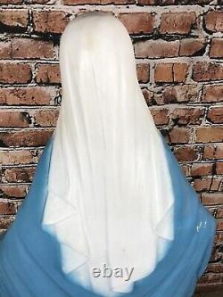 Vintage Plastic Blow Mold 35 Mary Our Lady Grace Madonna Yard Statue Ornament