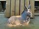 Vintage Poloron Christmas Nativity Donkey Blow Mold Lighted Works Great