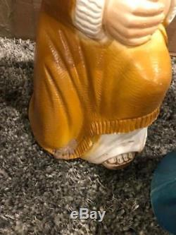 Vintage Poloron Nativity Scene Blow Mold Lighted Outdoor Decor EARLY