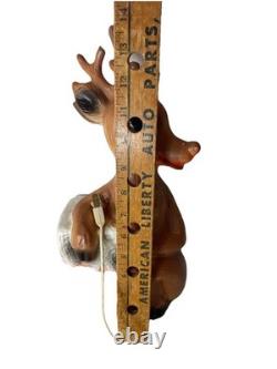Vintage Rudolph Red Nose Reindeer plastic blow mold Christmas decoration 14