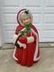 Vintage Santa's Best Mrs. Claus 40 Lighted Blow Mold Christmas Yard Decor