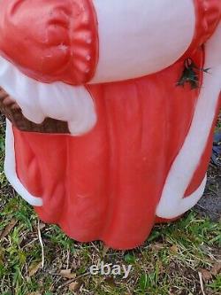 Vintage Santa's Best MRS. CLAUS? 40 Lighted Blow Mold Christmas Yard Decor