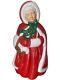 Vintage Santa's Best Mrs. Claus 40 Lighted Blow Mold Christmas Decor Works