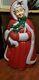 Vintage Santa's Best Mrs Santa Claus Christmas Blow Mold 40 Yard Decor Light Up