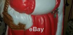 Vintage Santa's Best Mrs Santa Claus Christmas Blow Mold 40 Yard Decor Light up