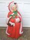 Vintage Santa's Best Mrs Santa Claus Christmas Blow Mold 40 Light Up Blowmold