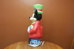 Vintage Santa's Best Walt Disney Lighted Blow Mold 33 Mickey Mouse Strong Color