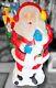 Vintage Santas Best 42 Blow Mold Christmas Plastic Lighted Huge One Owner