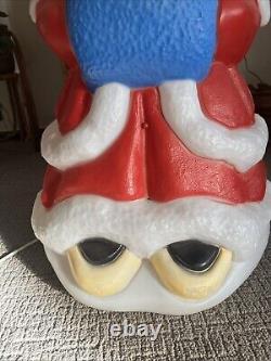 Vintage Santas Best Minnie Mouse Caroler 32 Lighted Christmas Blow Mold