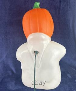 Vintage TPI Farley 1993 Ghost Pumpkin Head Halloween Blow Mold Lighted 24 BOO