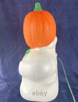 Vintage TPI Farley 1993 Ghost Pumpkin Head Halloween Blow Mold Lighted 24 BOO