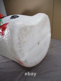 Vintage TPI Frosty the Snowman with Shovel Lighted Christmas Blow Mold 40 Tall