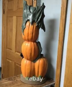 Vintage Trendmaster Bat and Pumpkin Totem Stack Halloween Foam Mold 1993 Vintage Trendmaster Bat and Pumpkin Totem Stack Halloween Foam Mold 1993