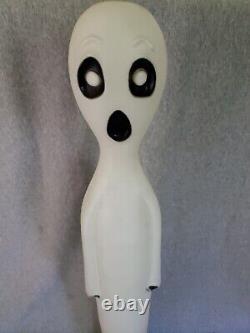 Vintage Union Blow Mold Don Featherstone 37 Ghost Pencil Candle Halloween Alien