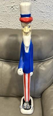 Vintage Union Products Don Featherstone 36 Uncle Sam Patriotic Blow Mold 1996 Vintage Union Products Don Featherstone 36 Uncle Sam Patriotic Blow Mold 1996