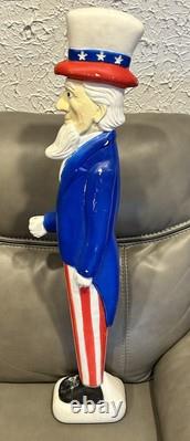 Vintage Union Products Don Featherstone 36 Uncle Sam Patriotic Blow Mold 1996 Vintage Union Products Don Featherstone 36 Uncle Sam Patriotic Blow Mold 1996