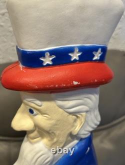 Vintage Union Products Don Featherstone 36 Uncle Sam Patriotic Blow Mold 1996 Vintage Union Products Don Featherstone 36 Uncle Sam Patriotic Blow Mold 1996