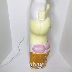 Vintage Union Products Don Featherstone Easter Basket Bunny Chick Blow Mold 40